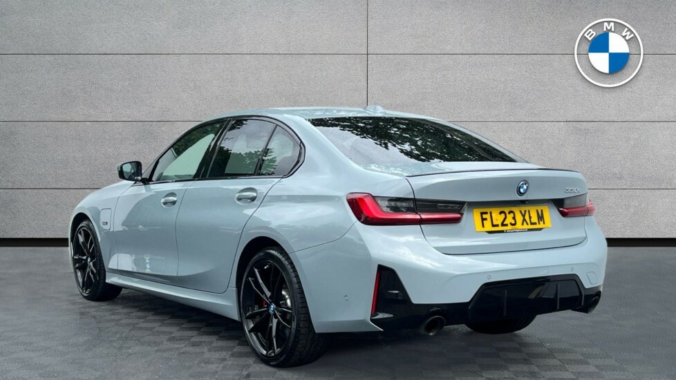 BMW 3 Series 330E M Sport Saloon FL23XLM Grey #4
