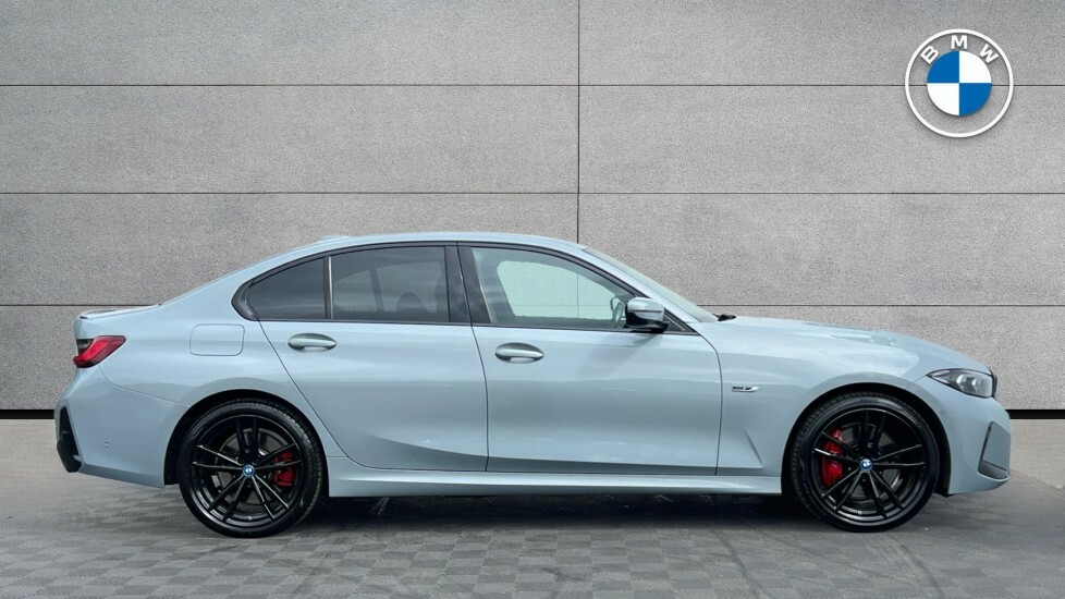 BMW 3 Series 330E M Sport Saloon FL23XLM Grey #6