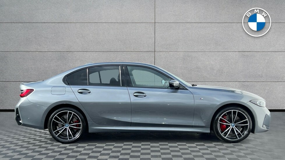 BMW 3 Series 330E M Sport Saloon FD73JYV Grey #6