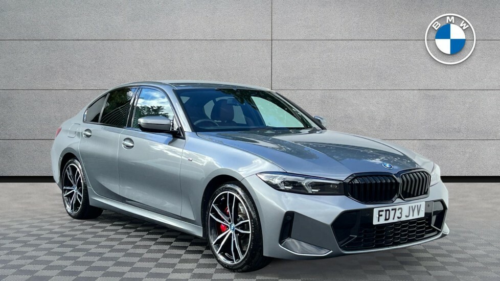 BMW 3 Series 330E M Sport Saloon FD73JYV Grey #2