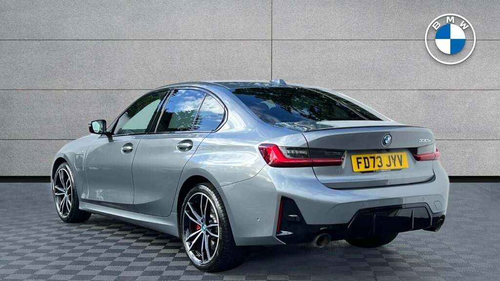 BMW 3 Series 330E M Sport Saloon FD73JYV Grey #4