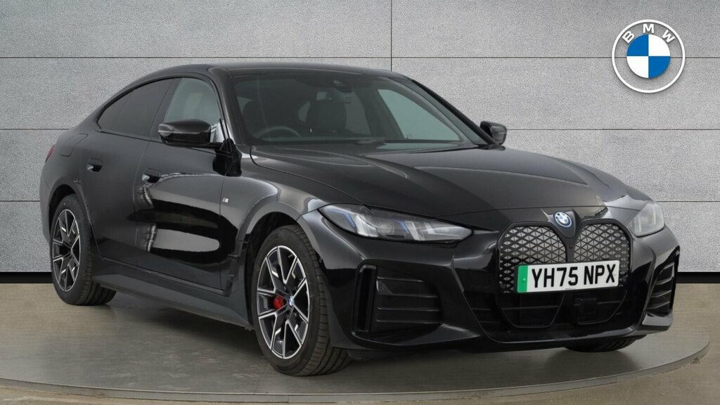 BMW i4 I4 Edrive40 M Sport YH75NPX Black