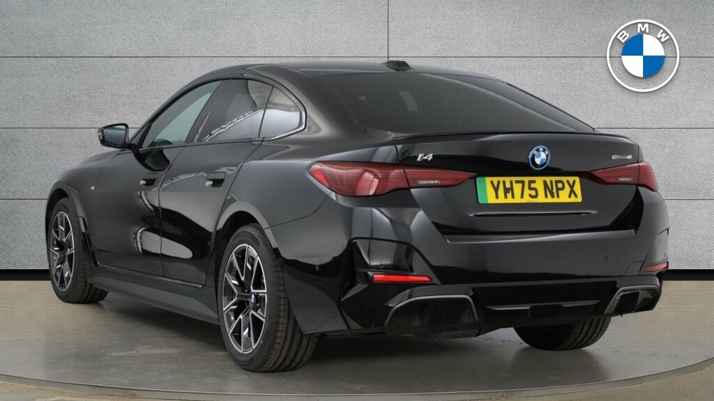 BMW i4 I4 Edrive40 M Sport YH75NPX Black #4