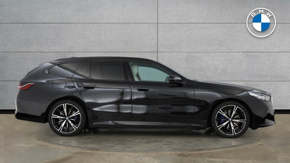 BMW 5 Series 530E M Sport Touring YF75BUJ Black #5