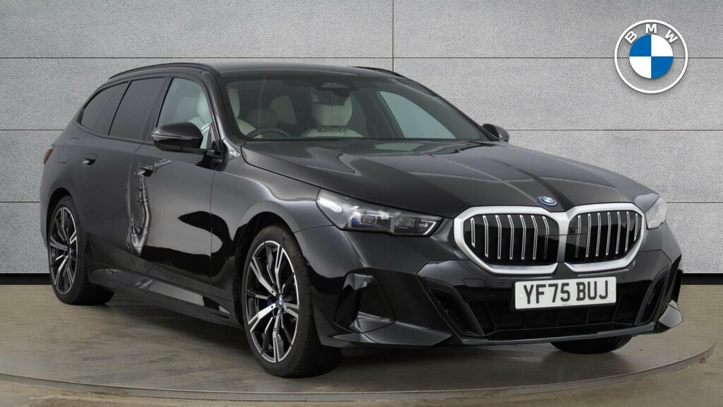 BMW 5 Series 530E M Sport Touring YF75BUJ Black #2