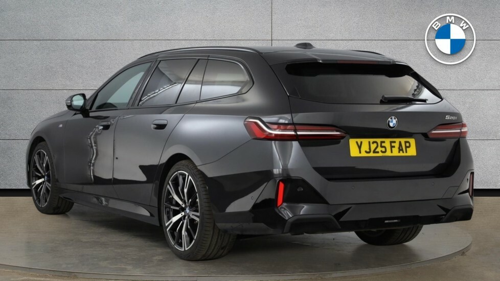 BMW 5 Series 520I M Sport Touring Grey #4