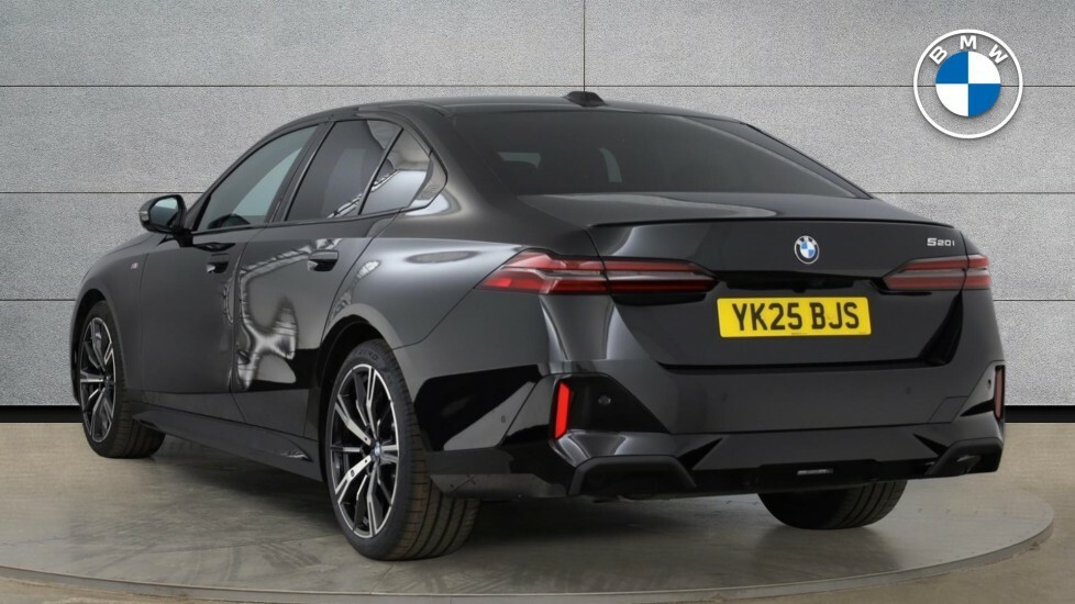 BMW 5 Series 520I M Sport Pro Saloon Black #3