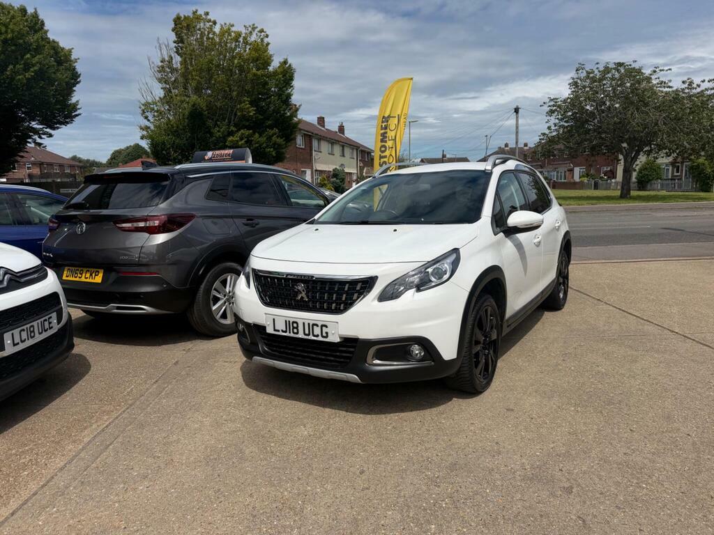Peugeot 2008 1.2 Puretech Allure Eat Euro 6 S S White #4