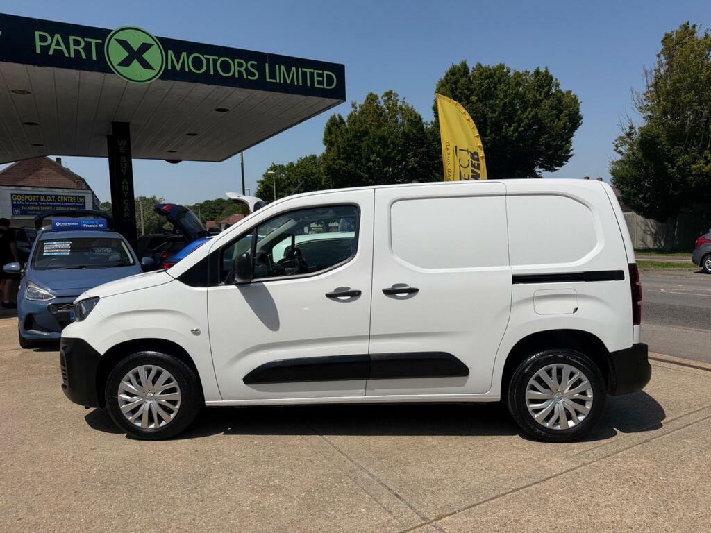 Peugeot Partner 1.5 Bluehdi 1000 Professional Standard Panel Van S White #5
