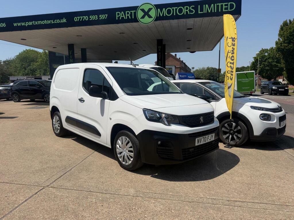 Peugeot Partner 1.5 Bluehdi 1000 Professional Standard Panel Van S White