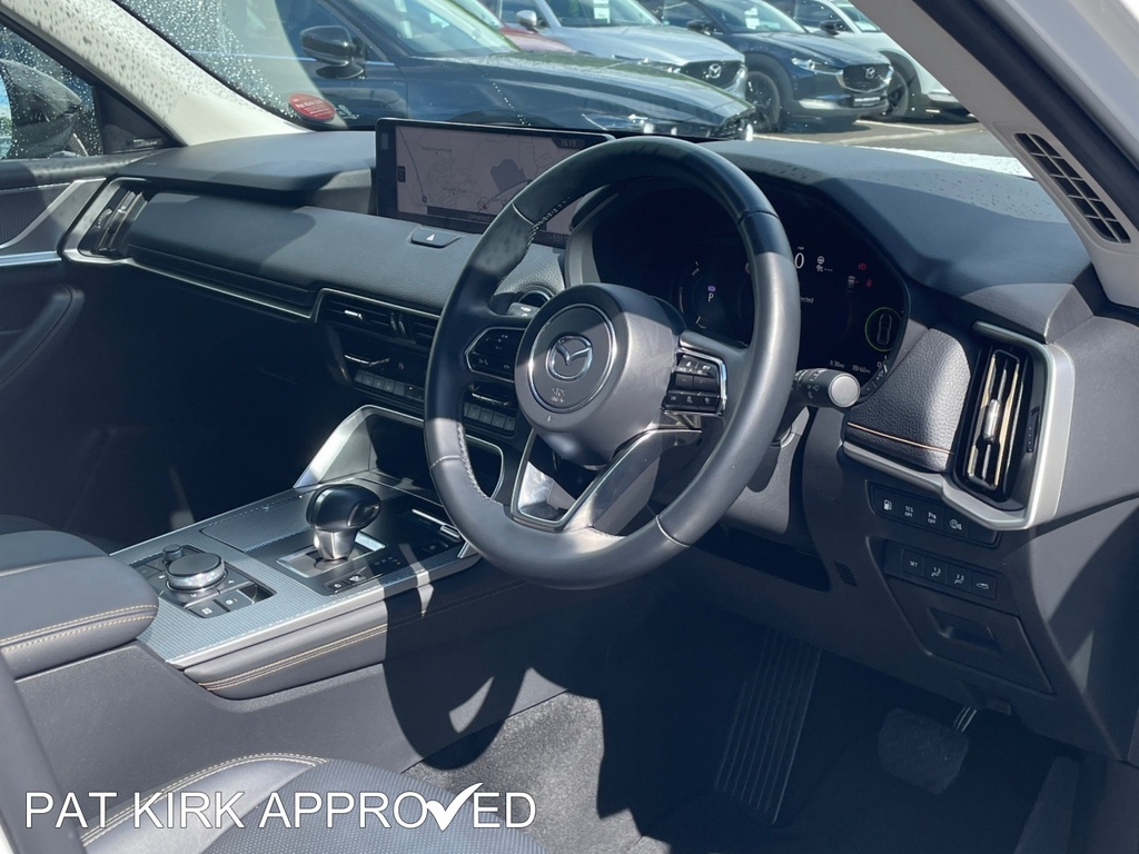 Mazda CX-60 2.5 Phev Homura Convdappan Roof BK25FKP White #4