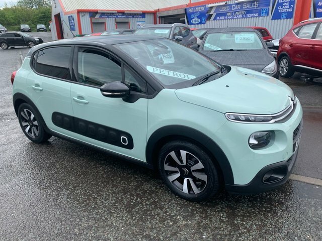 Citroen C3 2017 1.2 Puretech Flair Hatchback Manua Green