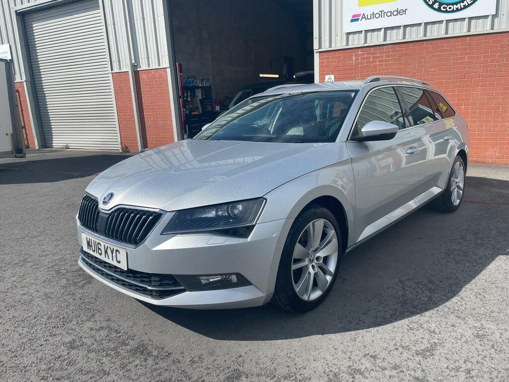 Skoda Superb 2.0 Tdi Se L Executive Euro 6 Ss WU16KYC Silver #2
