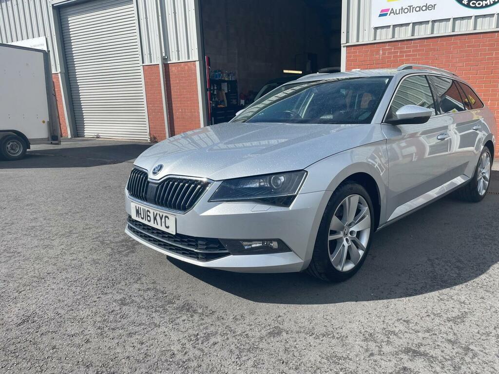 Skoda Superb 2.0 Tdi Se L Executive Euro 6 Ss WU16KYC Silver #3