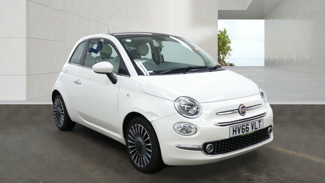 Fiat 500 1.2 Lounge Hatchback Euro 6 S S White #4