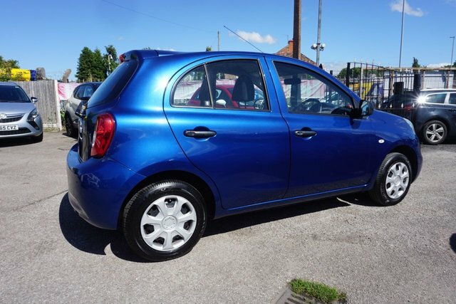 Nissan Micra 1.2 Visia Hatchback Euro 5 80 P Blue #4