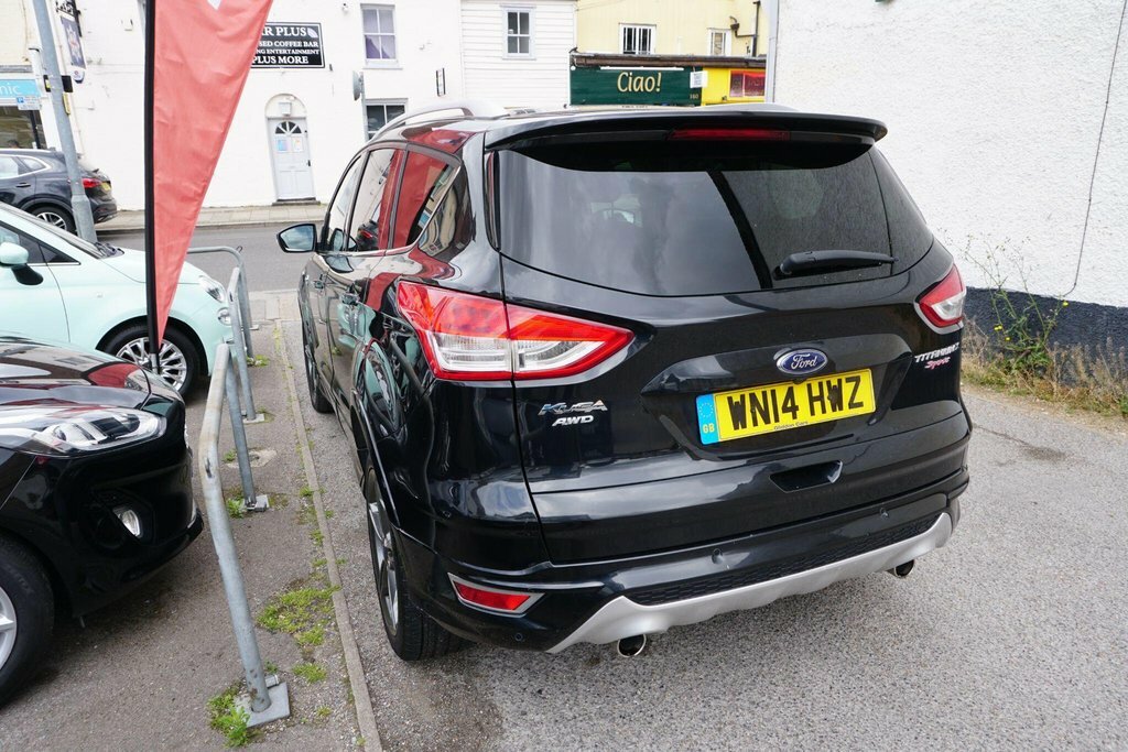 Ford Kuga 2.0 Tdci Titanium X Powershift Awd Euro 5 WN14HWZ Black #4
