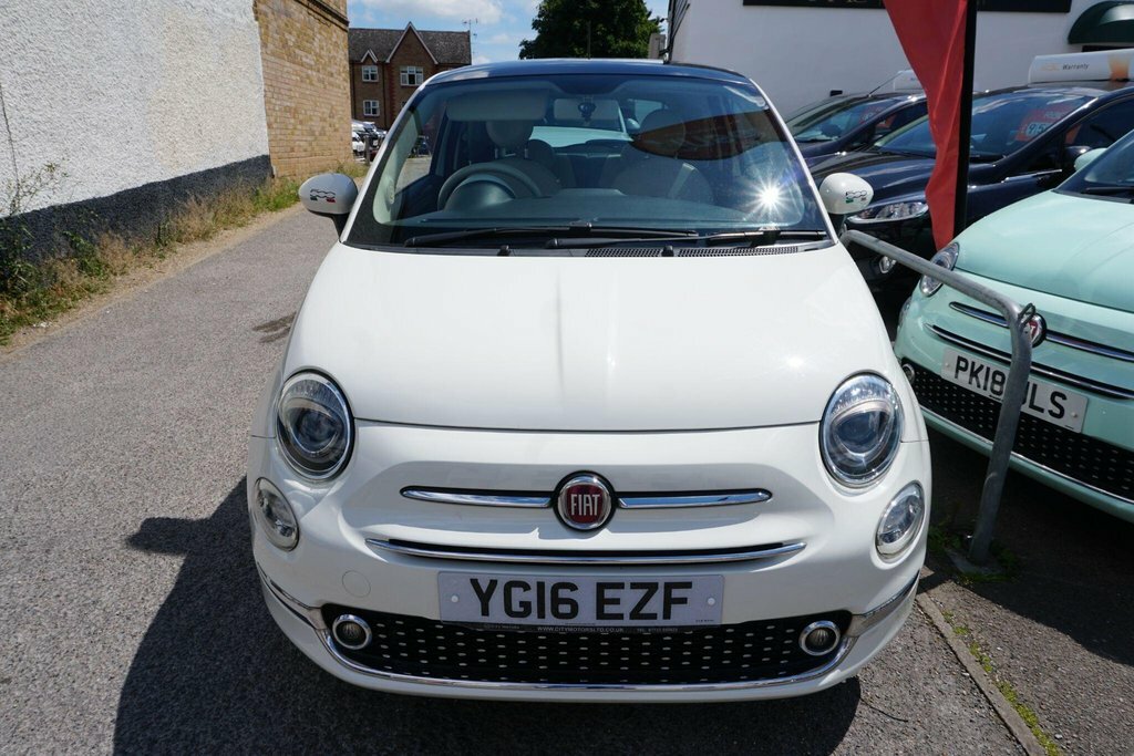 Fiat 500 1.2 Lounge Euro 6 Ss White #2