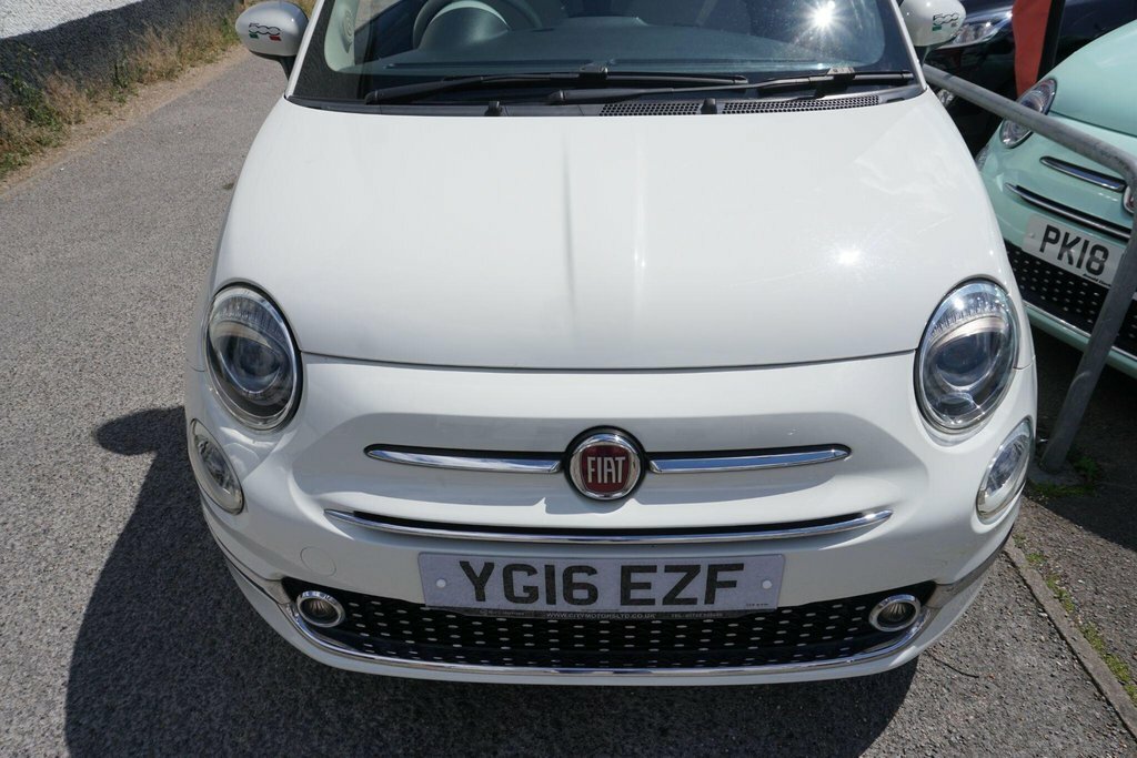 Fiat 500 1.2 Lounge Euro 6 Ss White #5