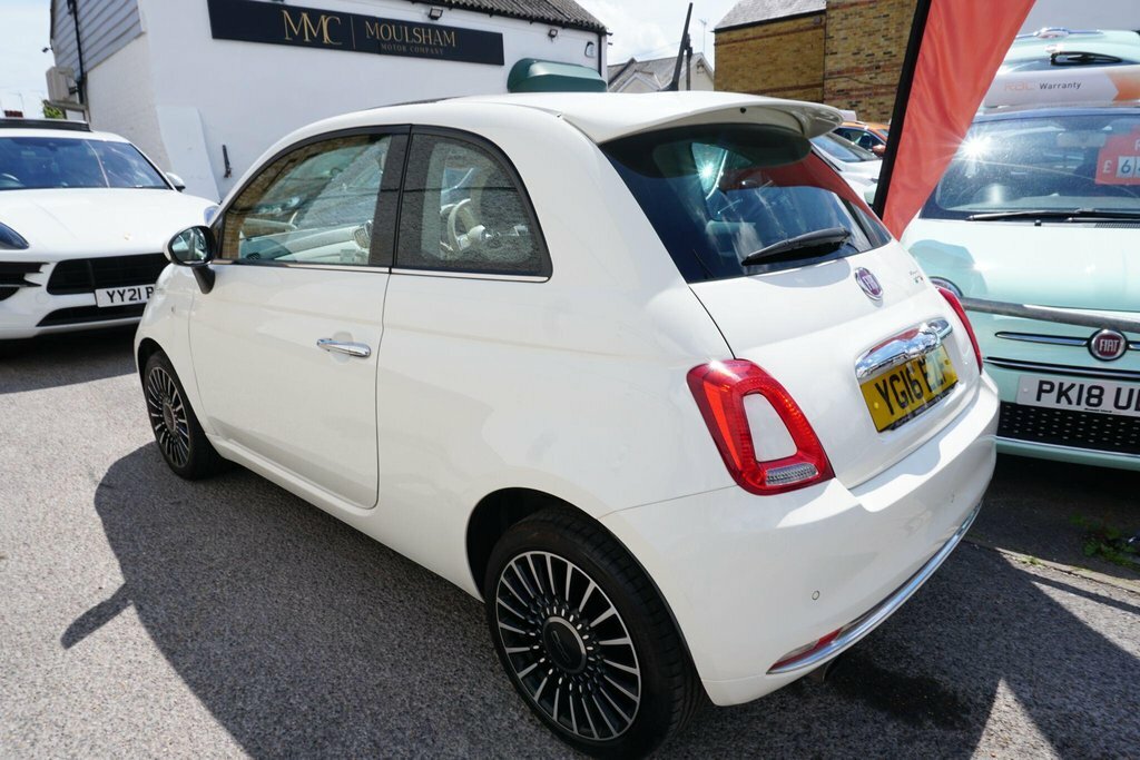 Fiat 500 1.2 Lounge Euro 6 Ss White #4