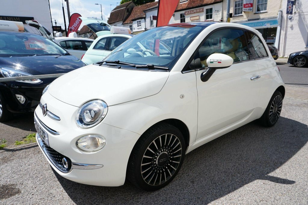 Fiat 500 1.2 Lounge Euro 6 Ss White #6