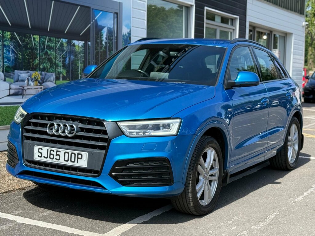 Audi Q3 2.0 Tdi S Line Euro 6 Ss SJ65OOP Blue #3