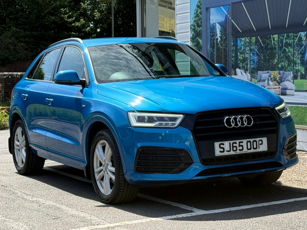Audi Q3 2.0 Tdi S Line Euro 6 Ss SJ65OOP Blue #5