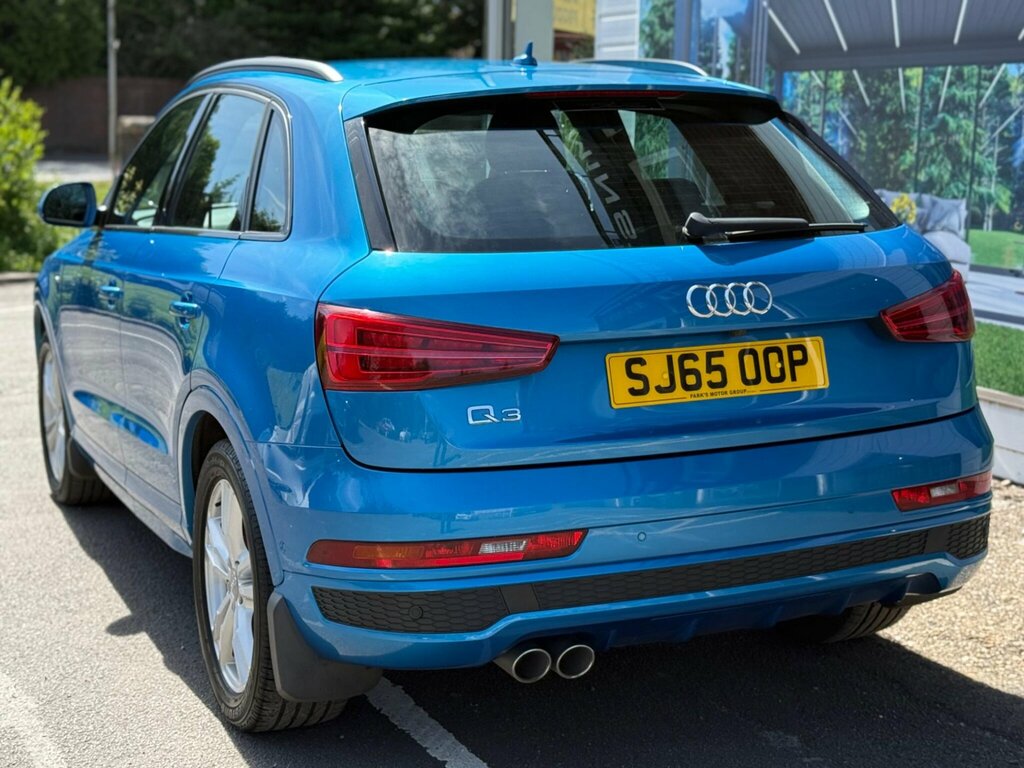 Audi Q3 2.0 Tdi S Line Euro 6 Ss SJ65OOP Blue #4
