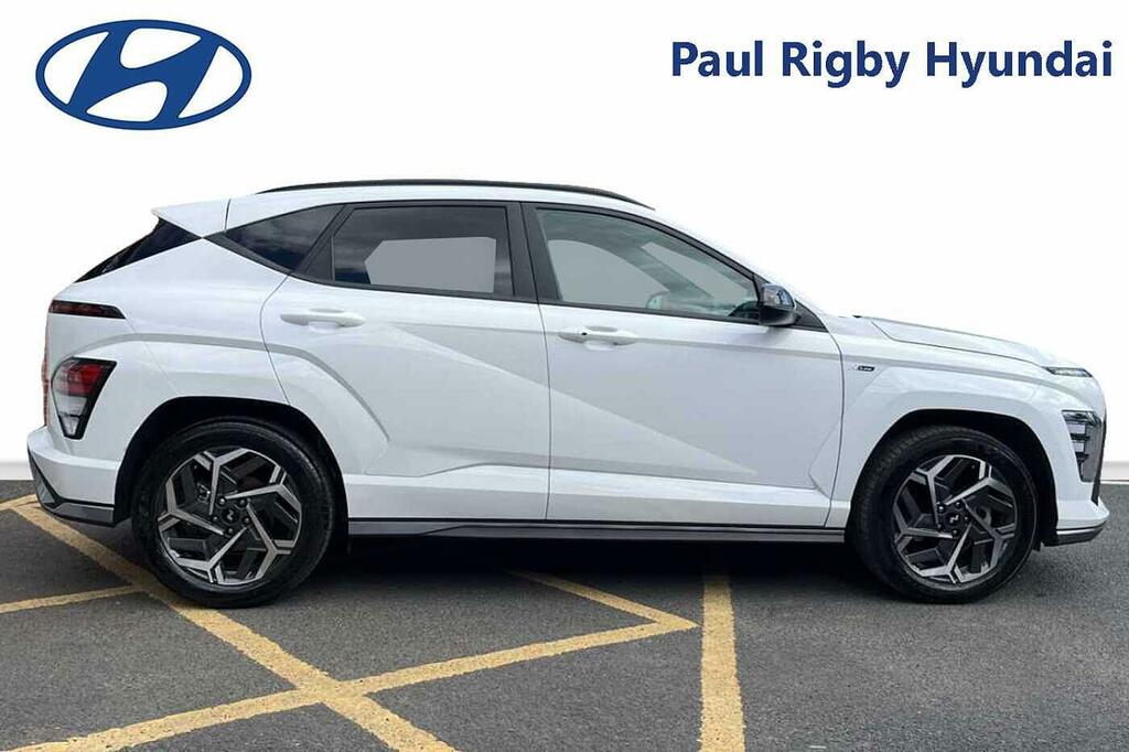 Hyundai Kona 1.6 Hybrid N Line Dct EF25GZG White #4