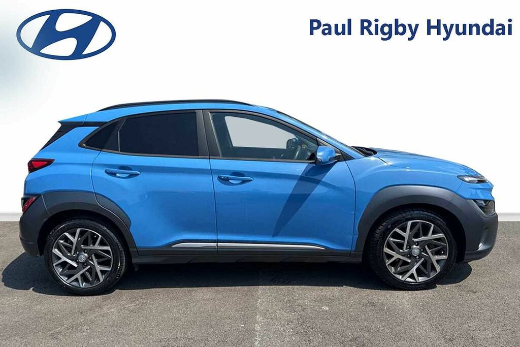 Hyundai Kona 1.6 Gdi Hybrid Premium Dct Blue #4