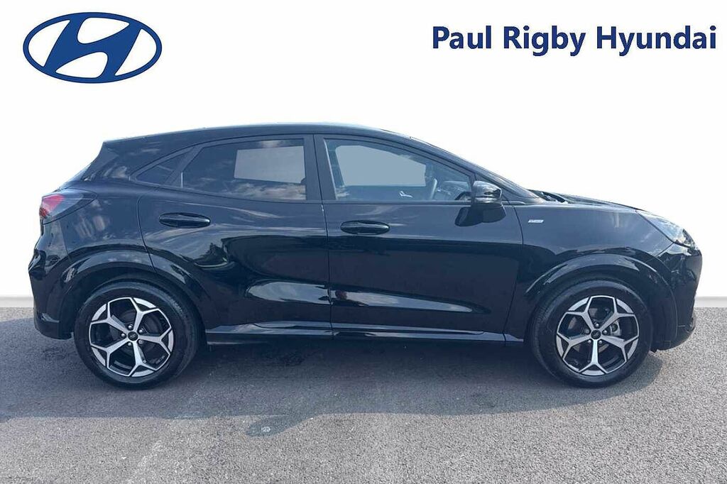 Ford Puma 1.0 Ecoboost Hybrid Mhev St-line Dct WM74HWW Black #4