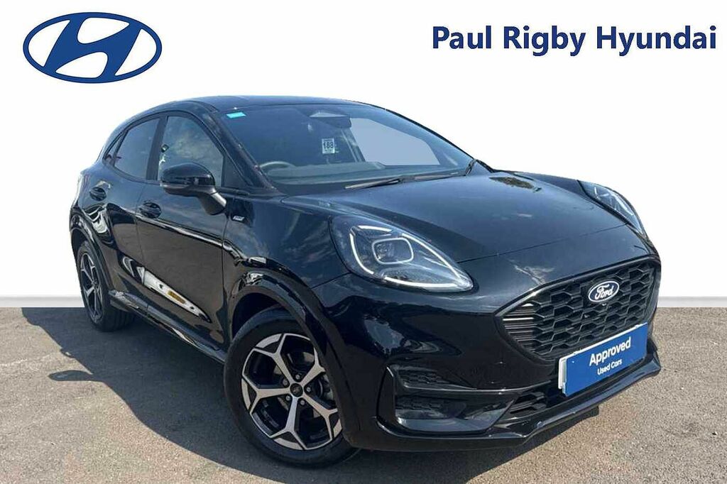 Ford Puma 1.0 Ecoboost Hybrid Mhev St-line Dct Black