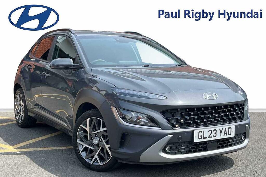 Hyundai Kona 1.6 Gdi Hybrid Premium Dct GL23YAD Grey