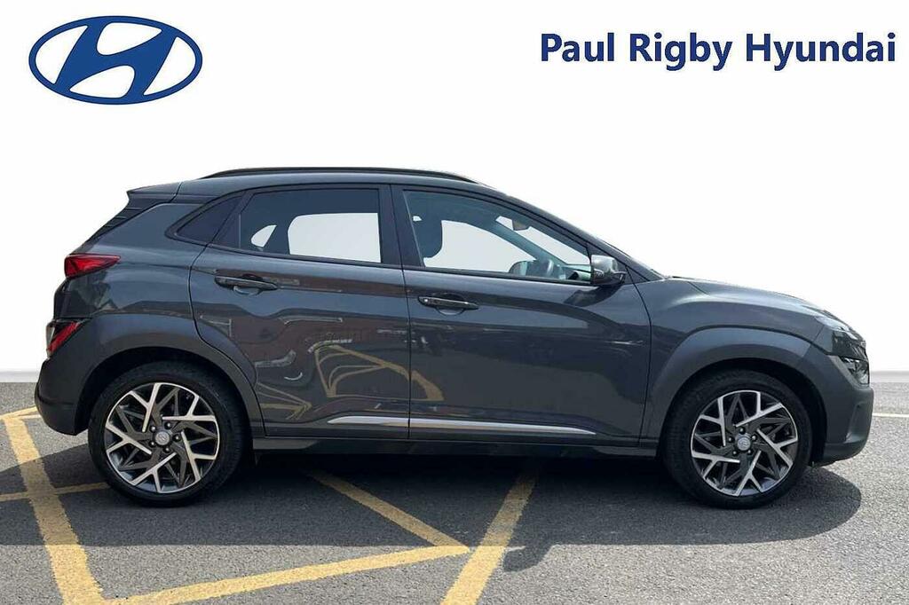 Hyundai Kona 1.6 Gdi Hybrid Premium Dct GL23YAD Grey #4