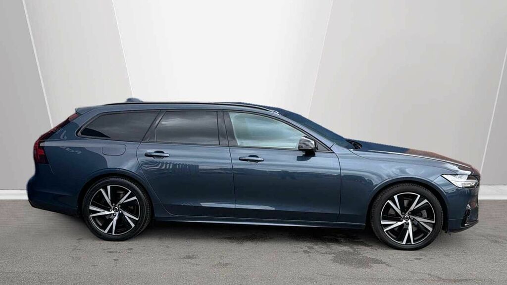 Volvo V90 B4 194Bhp R-design Mild Hybrid - Adaptive Cruis FP22HJC Blue #3