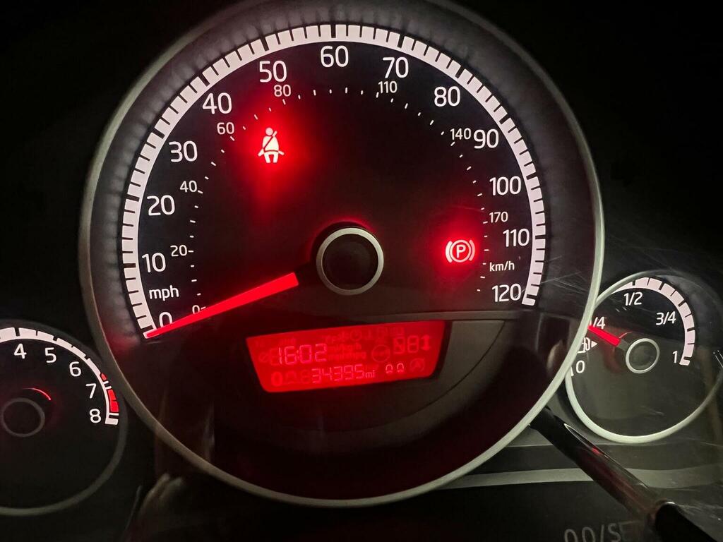 Volkswagen Up Hatchback White #19