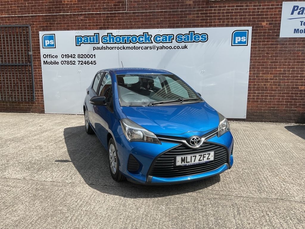 Toyota Yaris Hatchback 1.0 Vvt-i Active Blue