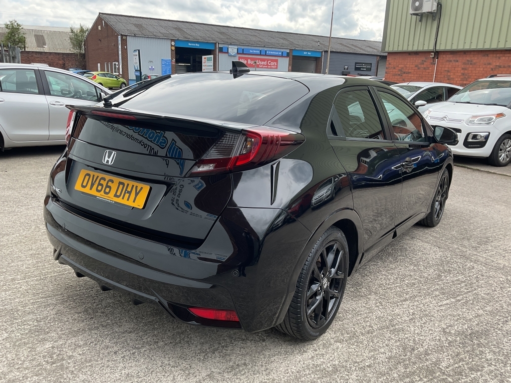 Honda Civic Hatchback 1.6 I-dtec Sport Black #5