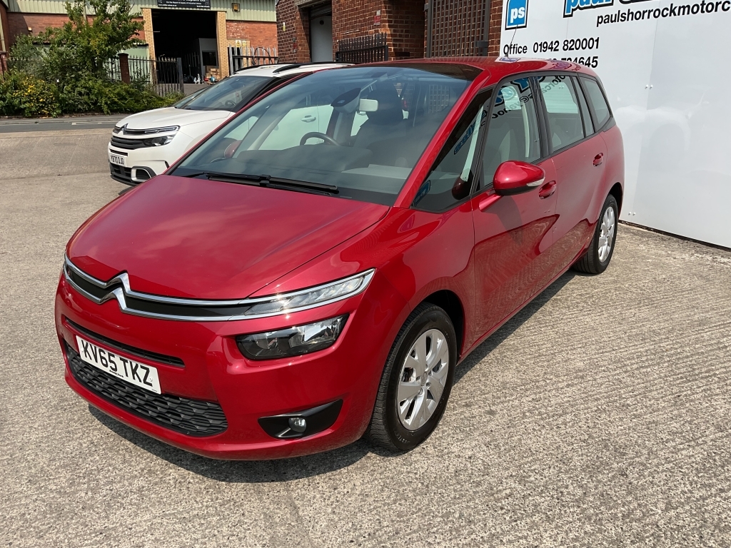 Citroen Grand C4 Picasso Grand Picasso 1.6 Bluehdi Vtr Plus Red #2