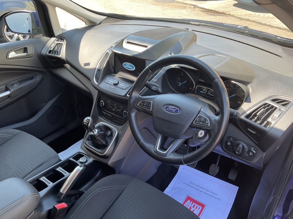 Ford C-Max 1.0 Ecoboost 125 Titanium 5Dr- 6 Speed Gearbox, Pu Blue #7