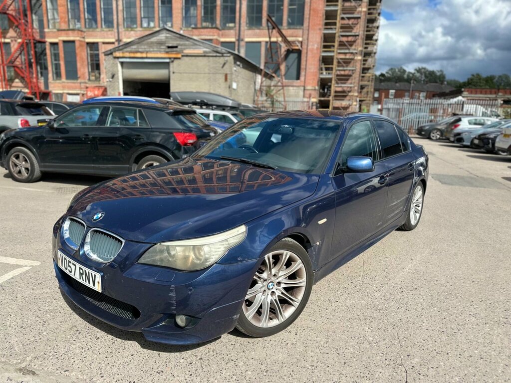BMW 5 Series 2.0 520D M Sport Euro 4 Blue #2