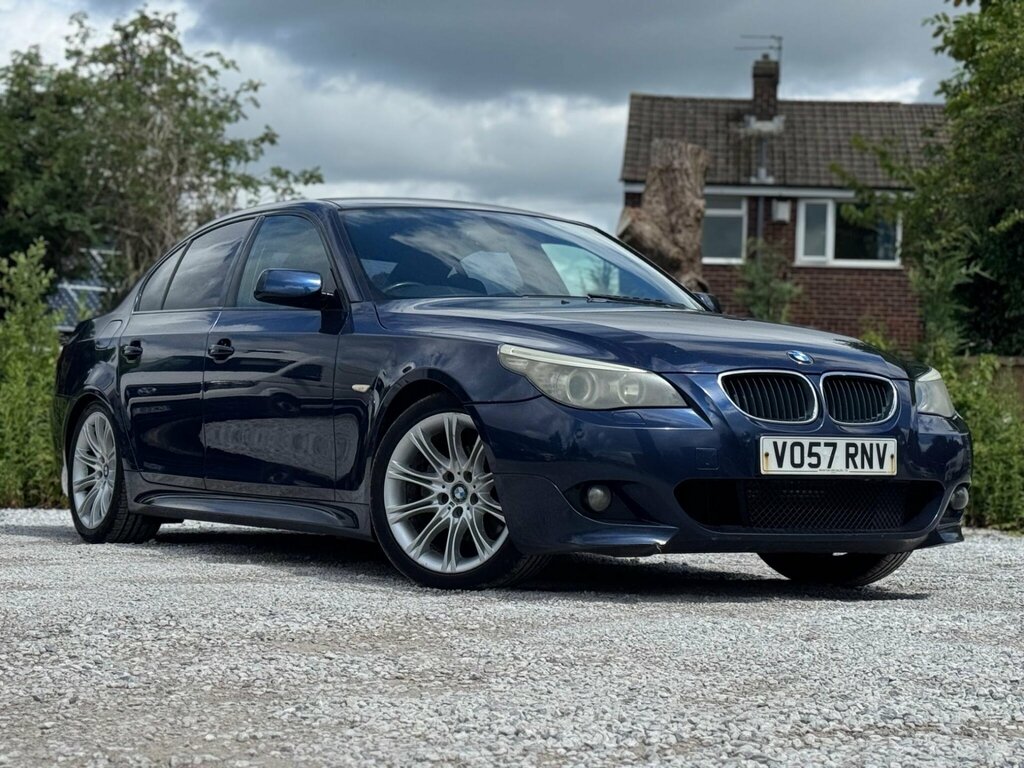 BMW 5 Series 2.0 520D M Sport Euro 4 VO57RNV Blue #2