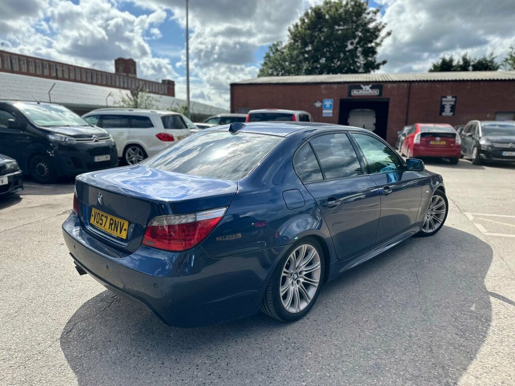 BMW 5 Series 2.0 520D M Sport Euro 4 Blue #4