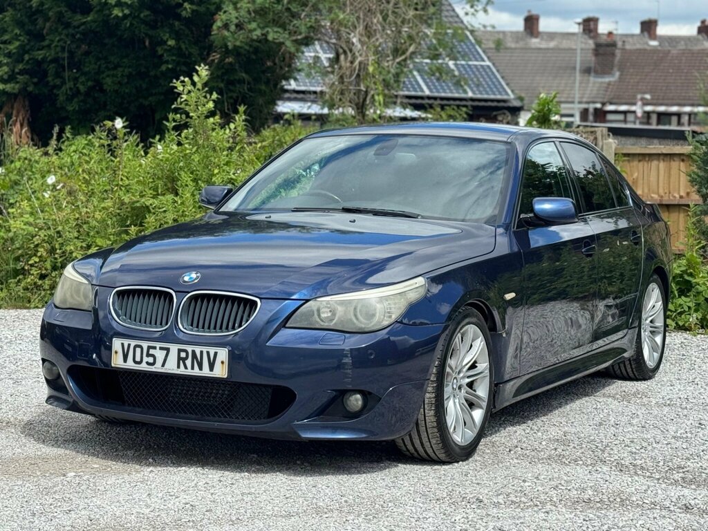 BMW 5 Series 2.0 520D M Sport Euro 4 VO57RNV Blue #6