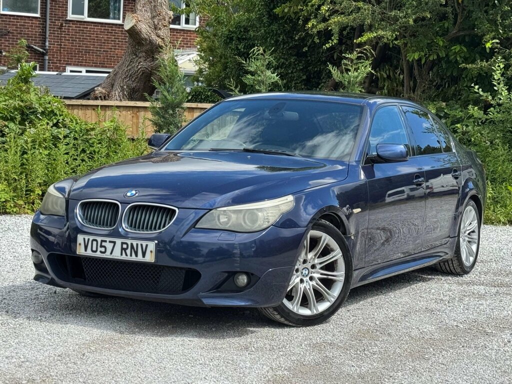 BMW 5 Series 2.0 520D M Sport Euro 4 VO57RNV Blue #3