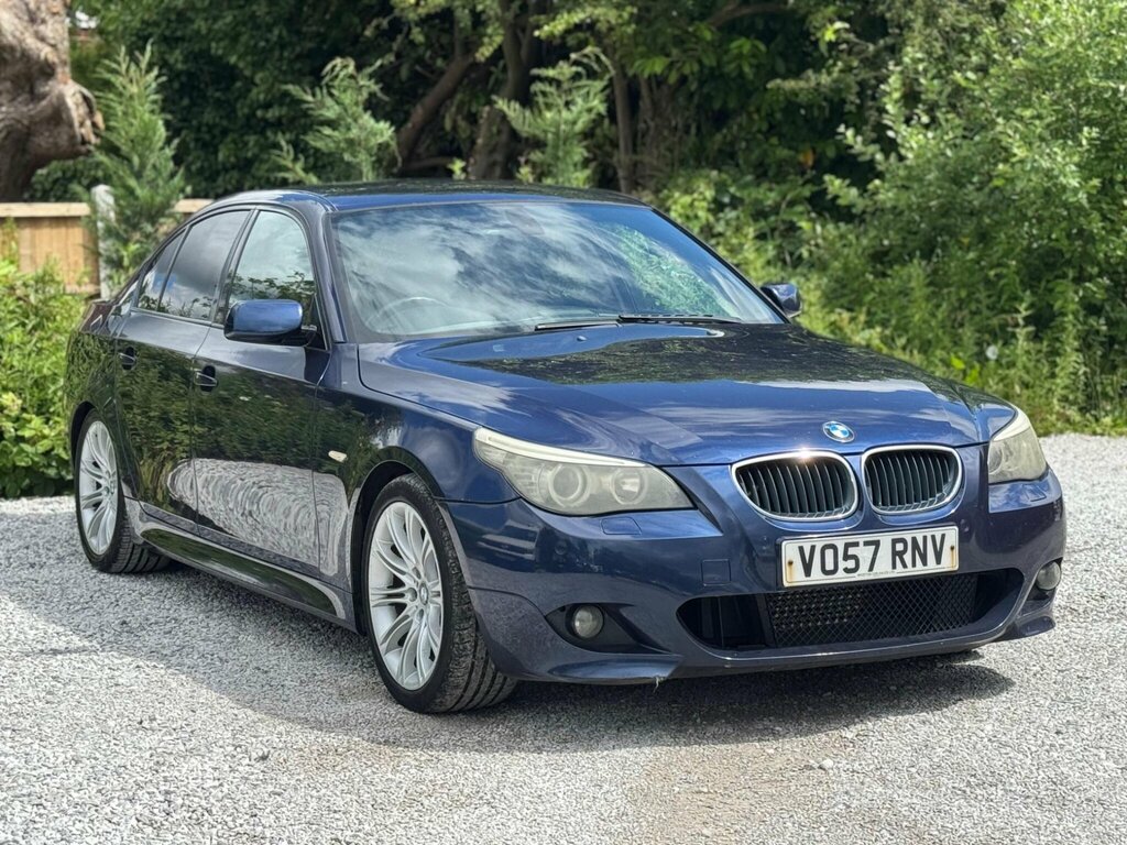 BMW 5 Series 2.0 520D M Sport Euro 4 VO57RNV Blue #4