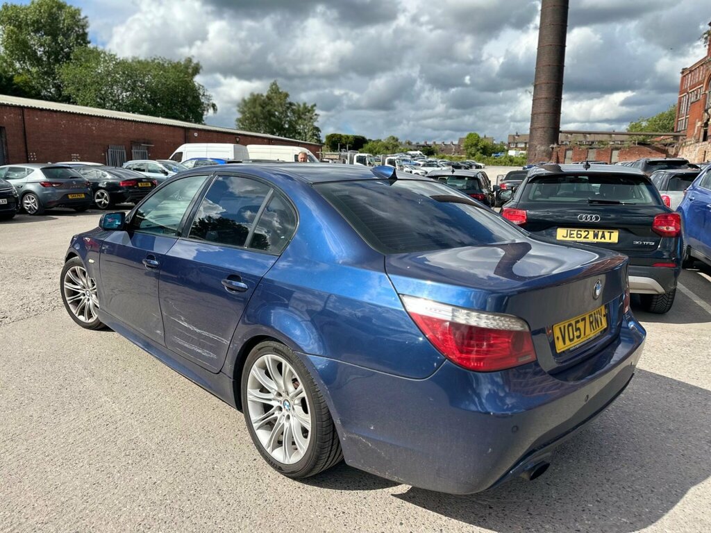 BMW 5 Series 2.0 520D M Sport Euro 4 Blue #3
