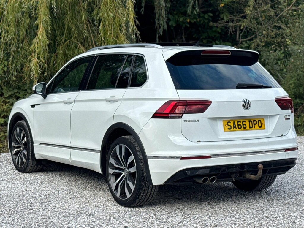 Volkswagen Tiguan 2.0 Tdi Bluemotion Tech R-line Dsg 4Motion Euro 6 White #6