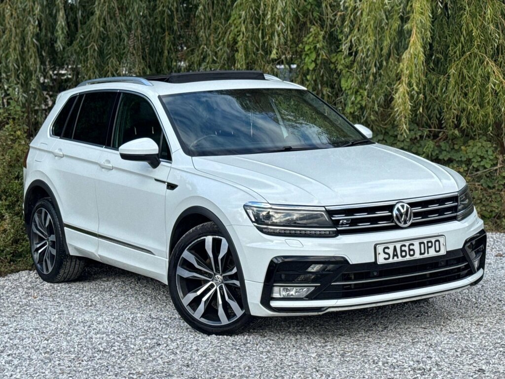 Volkswagen Tiguan 2.0 Tdi Bluemotion Tech R-line Dsg 4Motion Euro 6 White