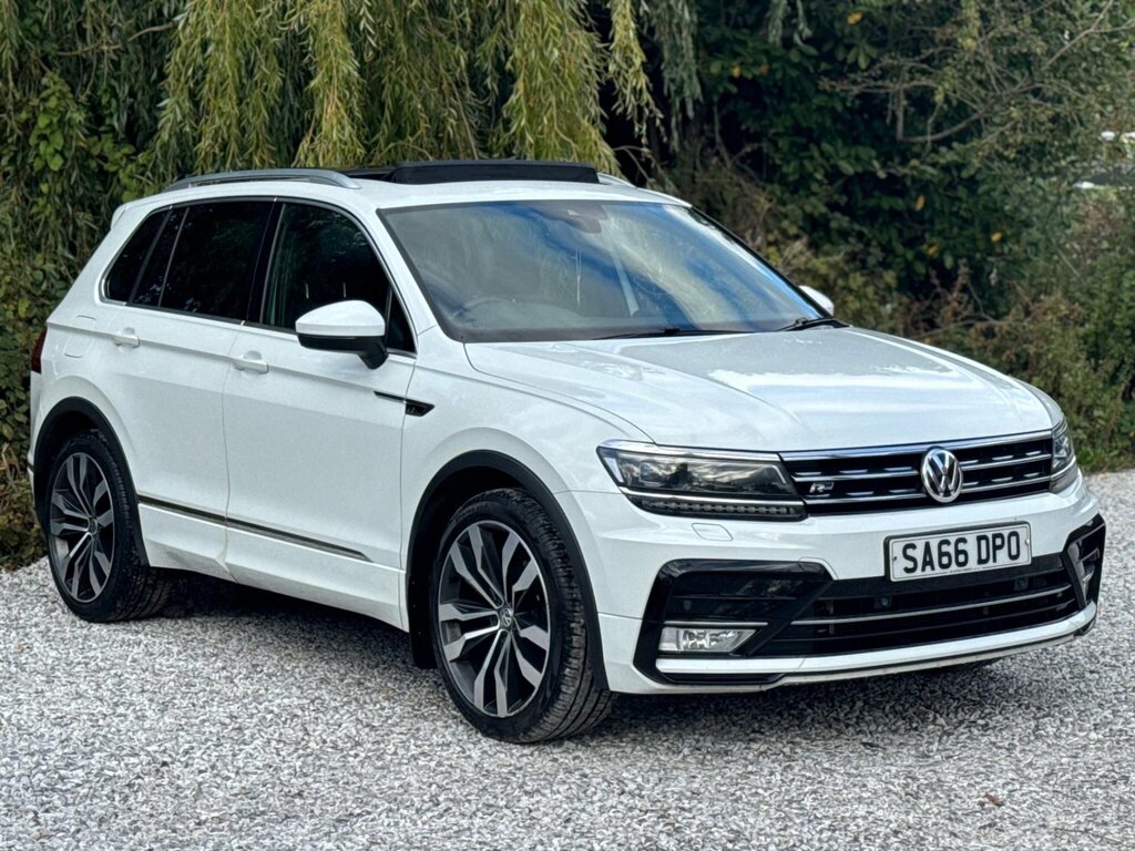 Volkswagen Tiguan 2.0 Tdi Bluemotion Tech R-line Dsg 4Motion Euro 6 White #3